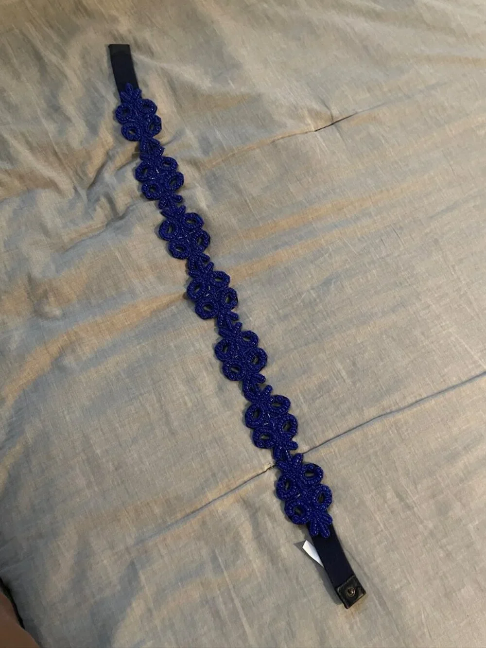 Anthropologie Beaded Belt Size Small - Picture 2 of 4